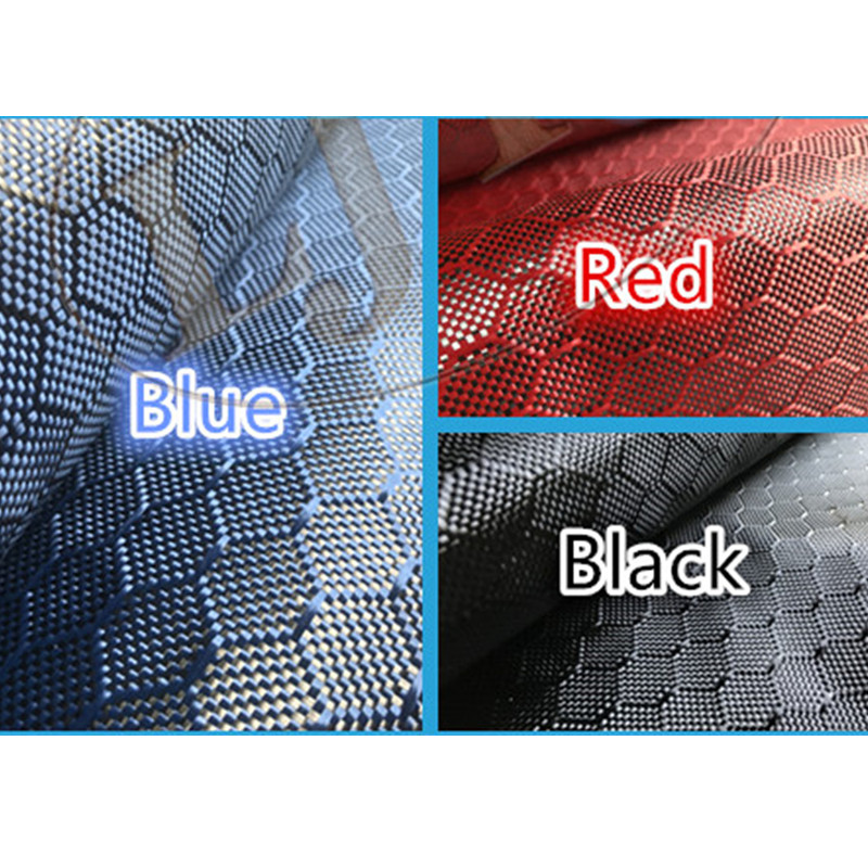 Crepe Pan Carbon - ผ้าคาร์บอนแท้เกรด A+ 3K 240gsm ลายรังผึ้งหกเหลี่ยม ผสมเคฟลาร์