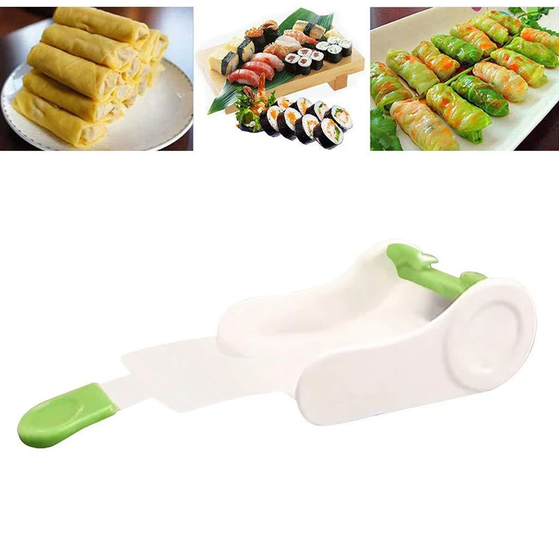 Spring Roll Wrapper - เครื่องมือทำม้วนผักสร้างสรรค์ เครื่องทำม้วนใบองุ่น ซูชิเมคเกอร์ อุปกรณ์ครัว
