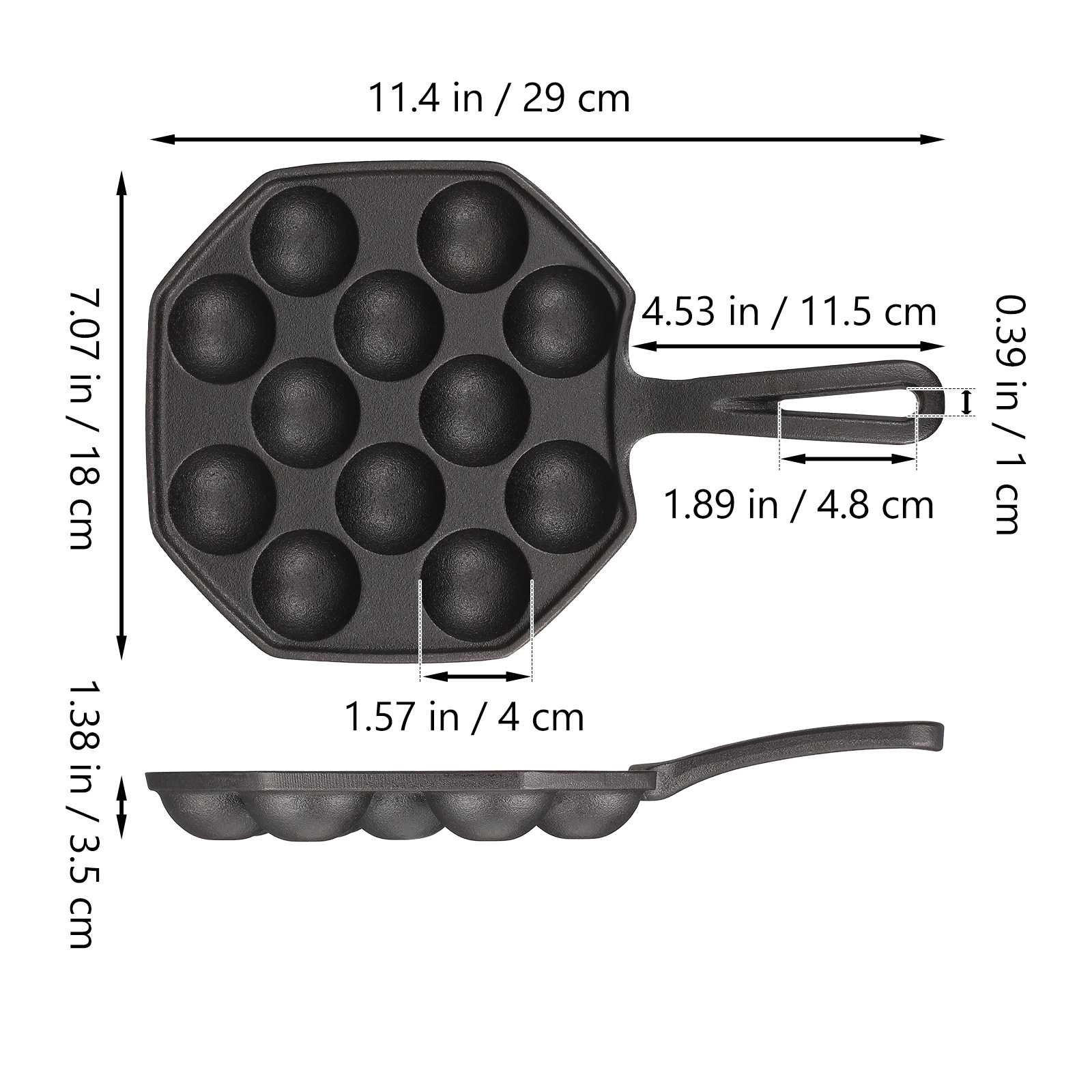 กระทะทำทาโกะยากิ 12 หลุม ทำจาก - Takoyaki Grill Plate บทวิจารณ์และราคา