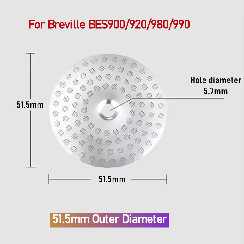 ตาข่ายกรองสแตนเลสสำหรับเครื่อง - Breville Espresso Bes870 บทวิจารณ์และราคา