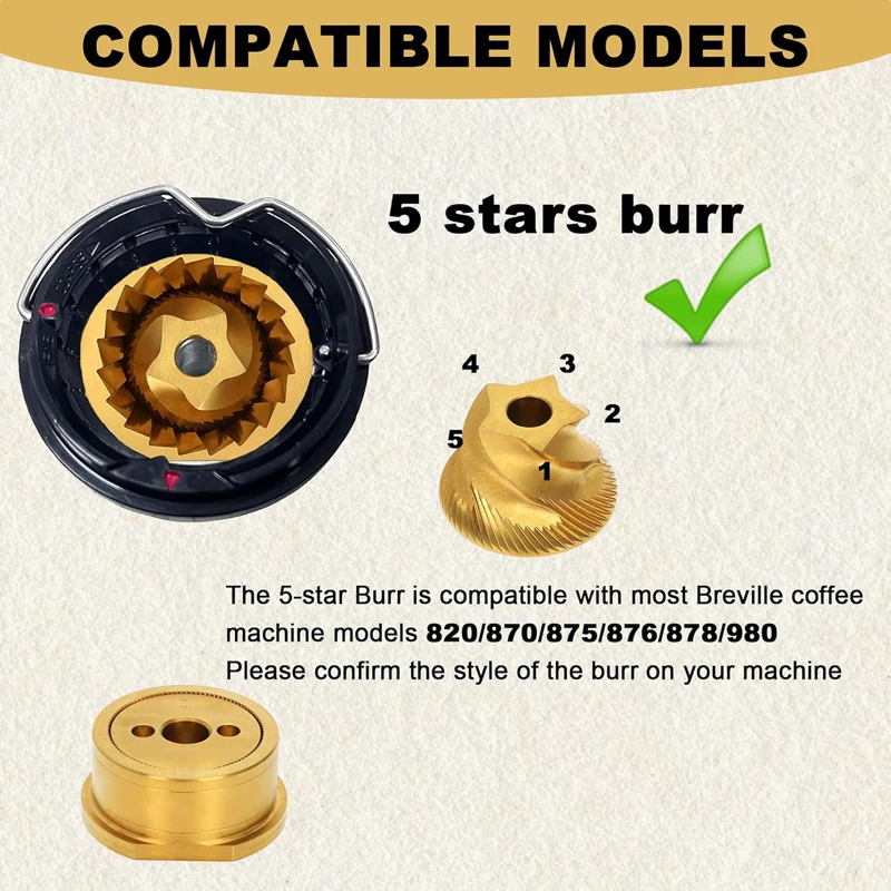 ใบมีดบดทรงกรวยสำหรับเปลี่ยนใช้ - Breville Espresso Bes870 บทวิจารณ์และราคา