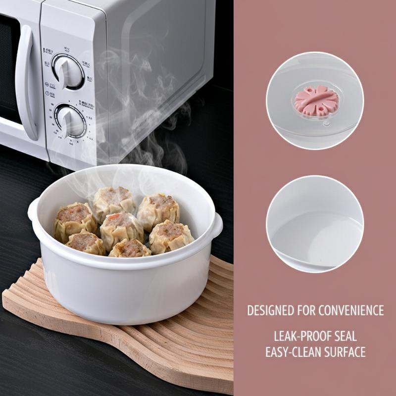กล่องอุ่นอาหารในไมโครเวฟ พร้อม - Bao Steamer Bamboo บทวิจารณ์และราคา